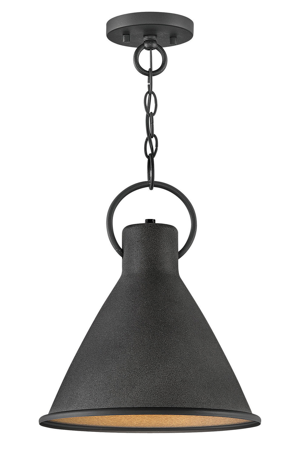 Winnie LED Pendant in Aged Zinc
