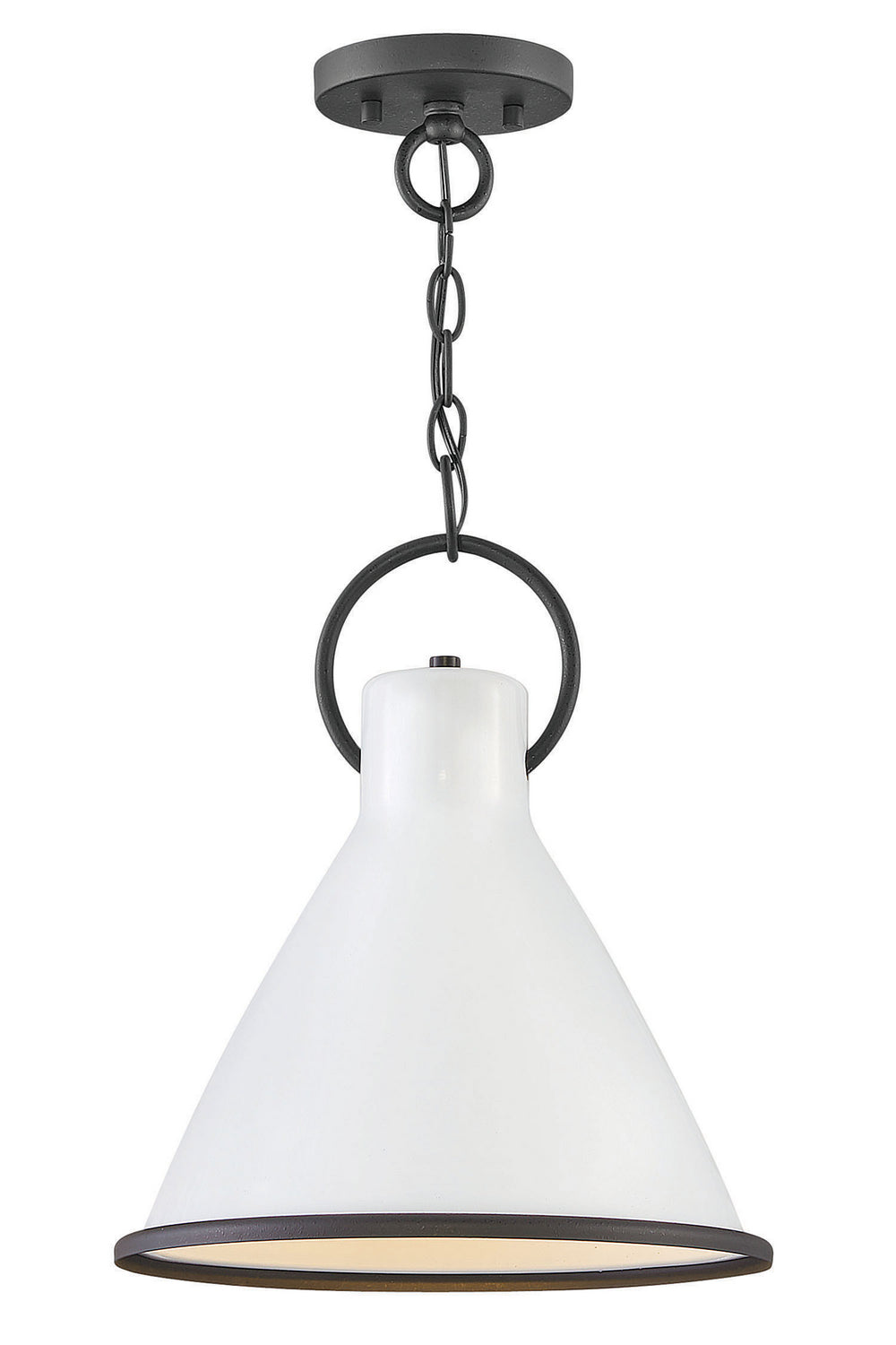 Winnie LED Pendant in Polished White