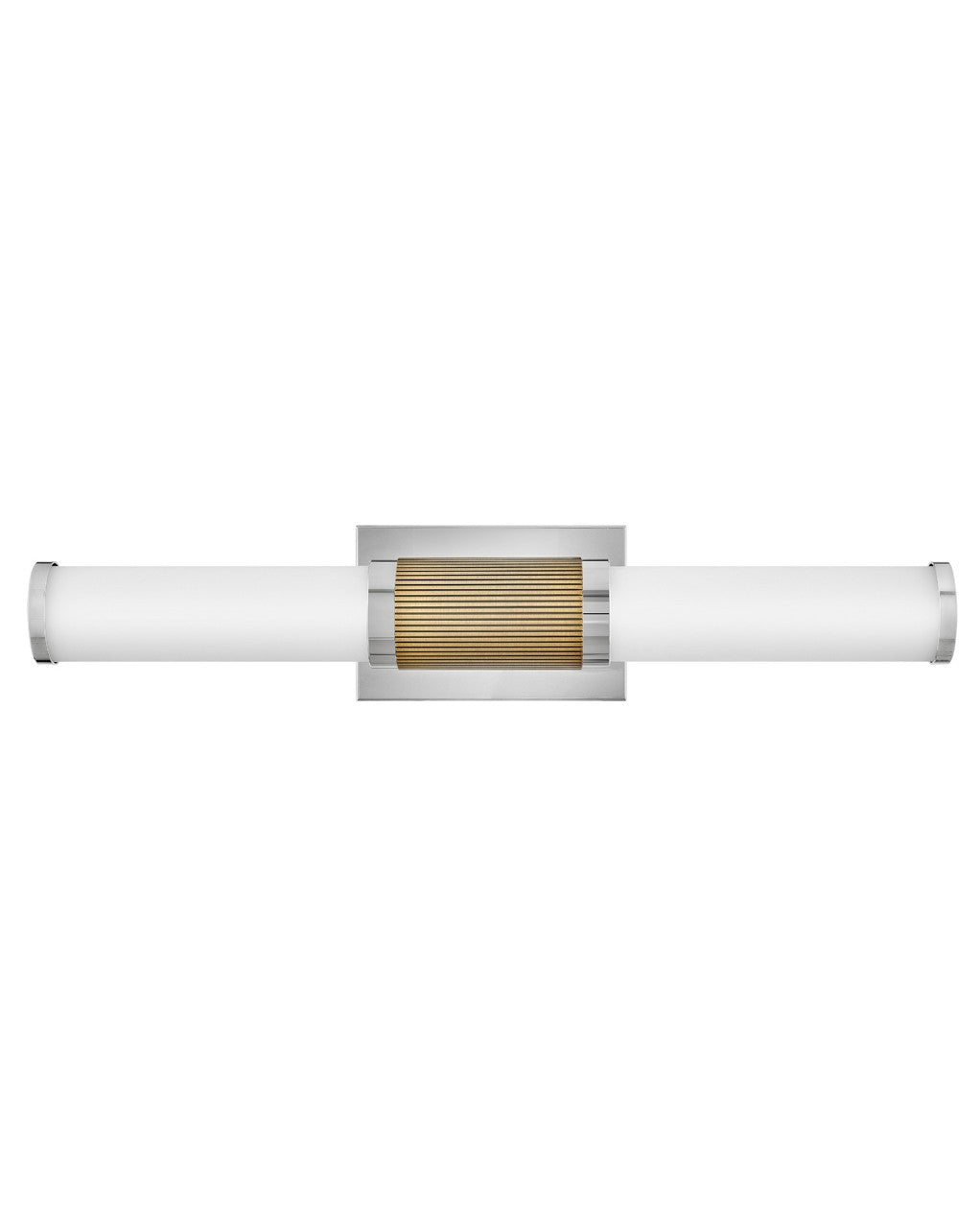 Zevi LED Vanity in Polished Nickel