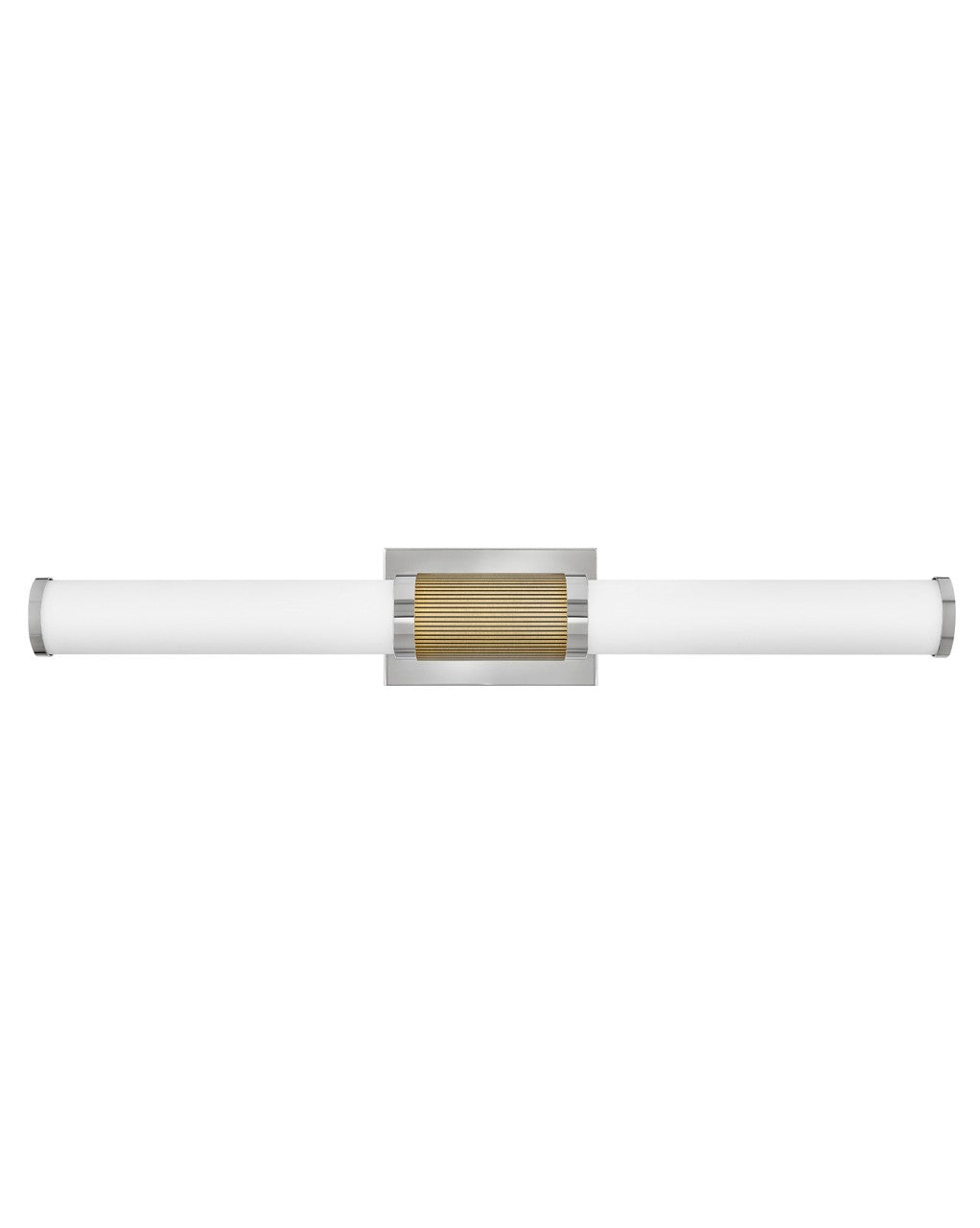 Zevi LED Vanity in Polished Nickel