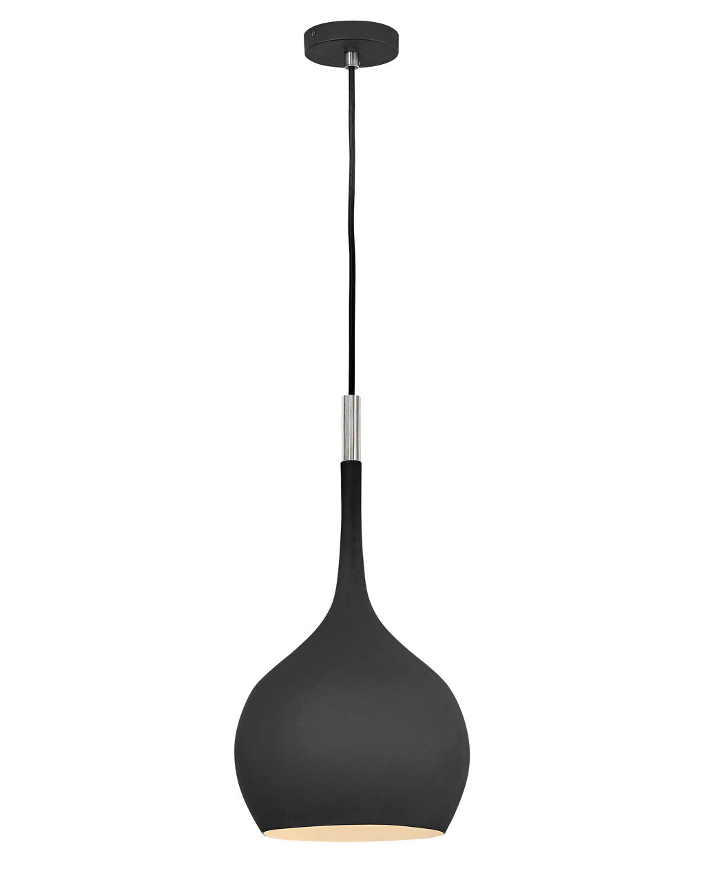Ziggy LED Pendant in Black