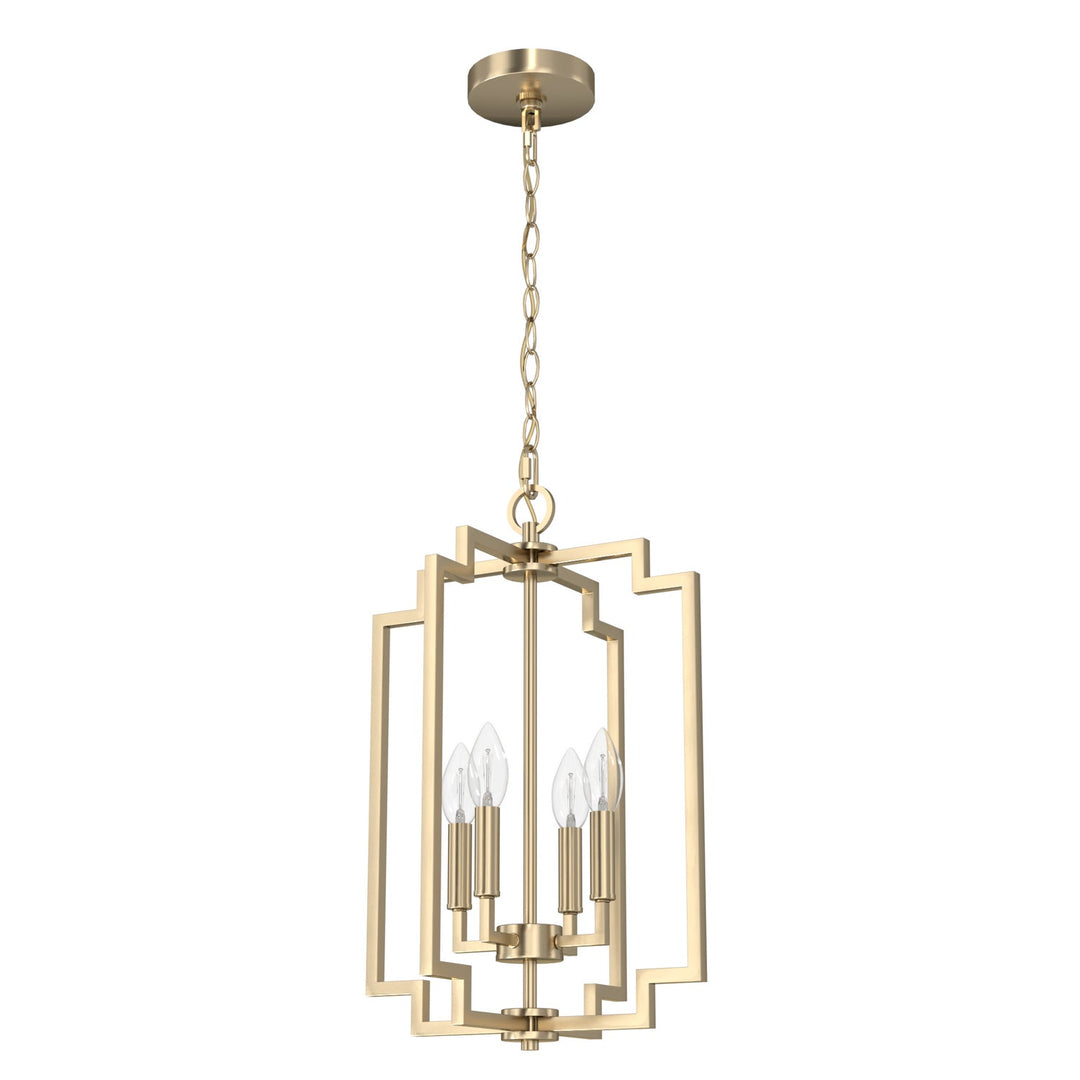 Zoanne Four Light Pendant in Alturas Gold