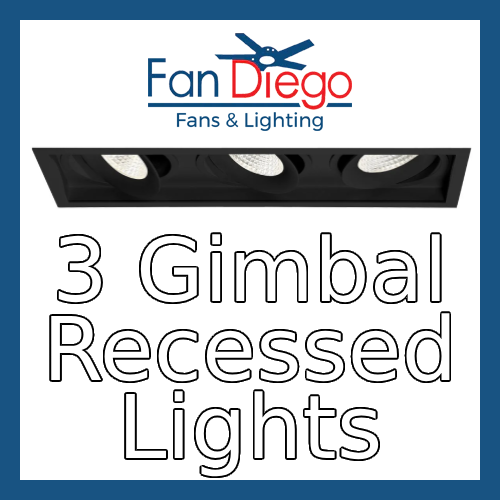 3 Gimbal Recessed Light