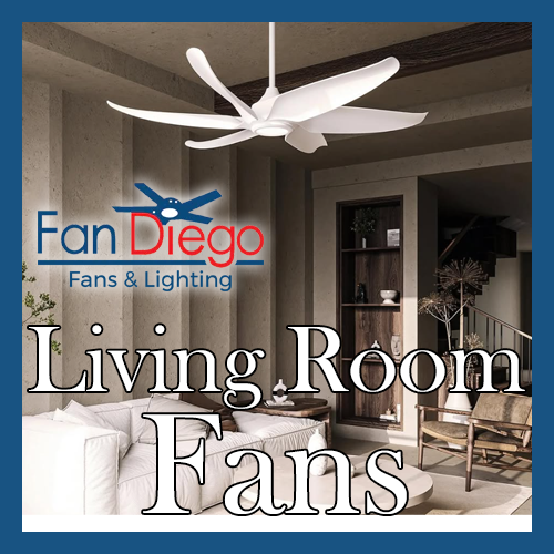 A ceiling fan matching the living room space.