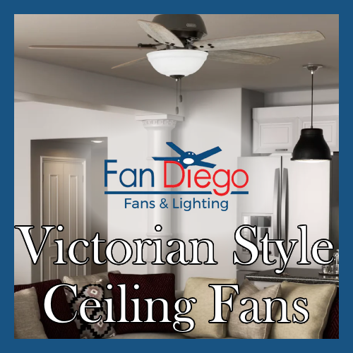 Modern House with modern victorian style fan