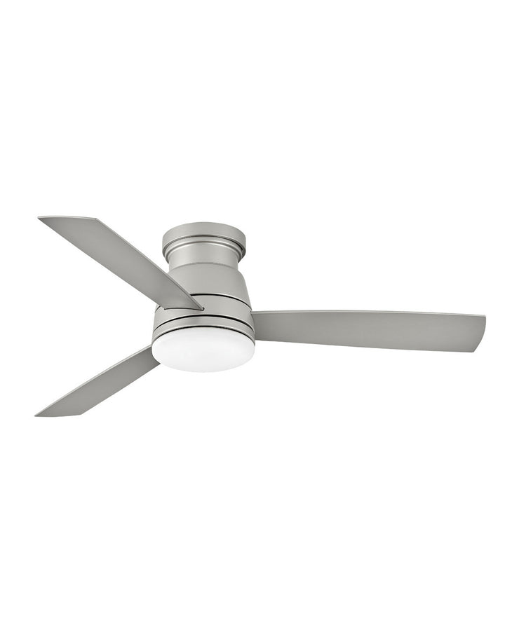 Hinkley Fan Trey Smart Outdoor DC LED Flushmount Ceiling Fan with Hiro Control