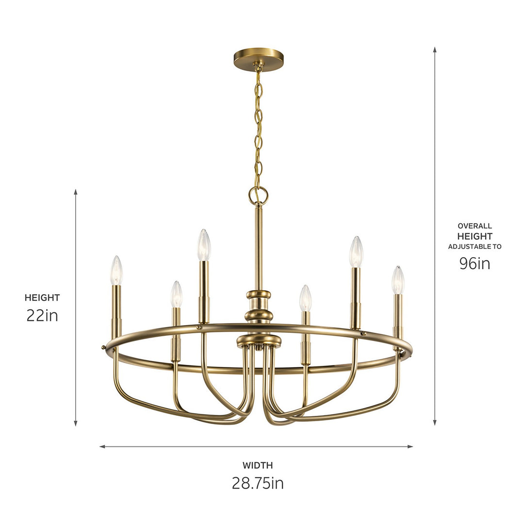 Kichler Six Light Chandelier