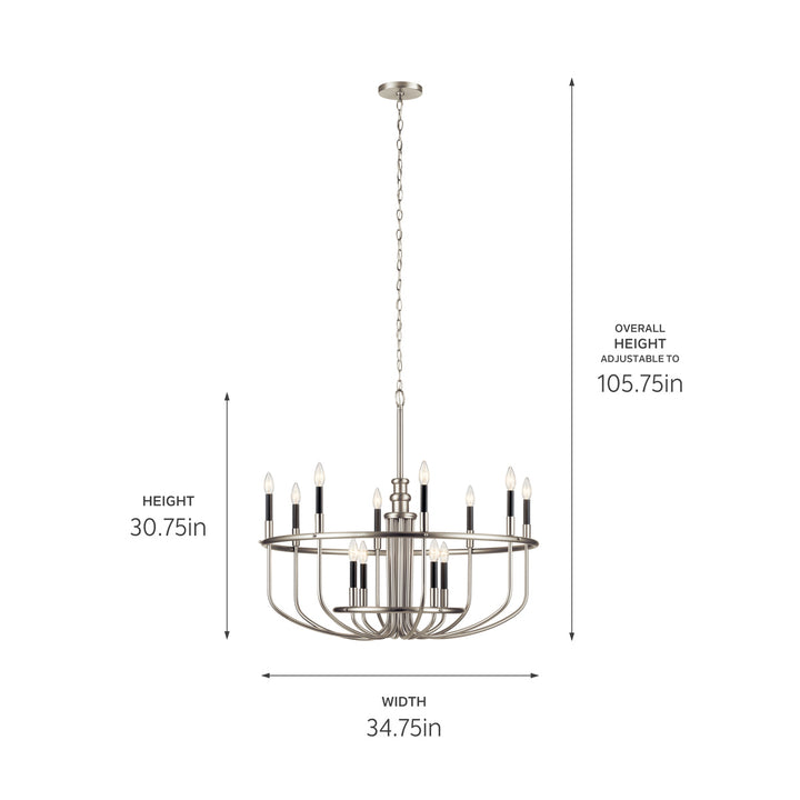 Kichler 12 Light Chandelier