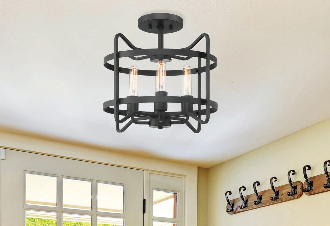 Savoy House Kent Four Light Semi-Flush Mount