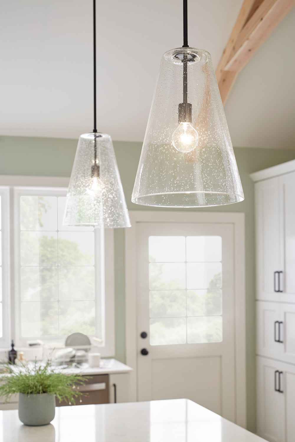 Vance LED Pendant in Satin Black