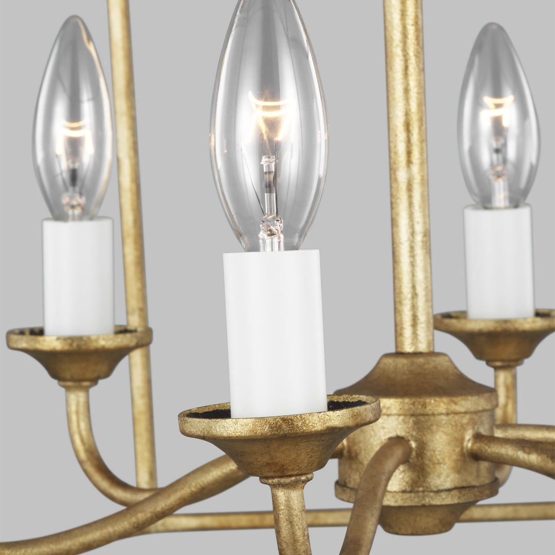 Visual Comfort Studio Six Light Chandelier