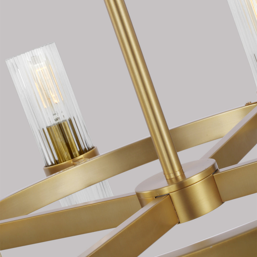 Visual Comfort Studio Eight Light Chandelier