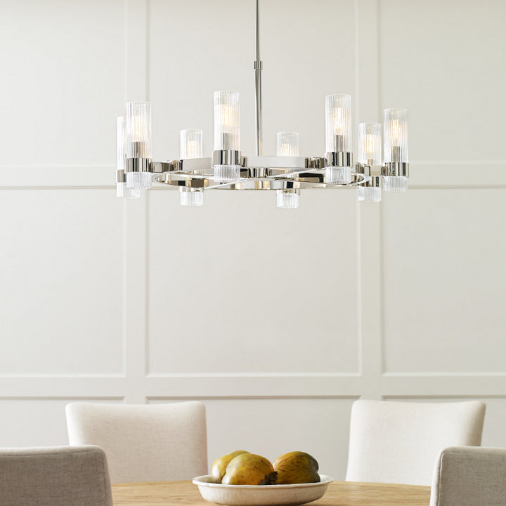 Visual Comfort Studio Eight Light Chandelier