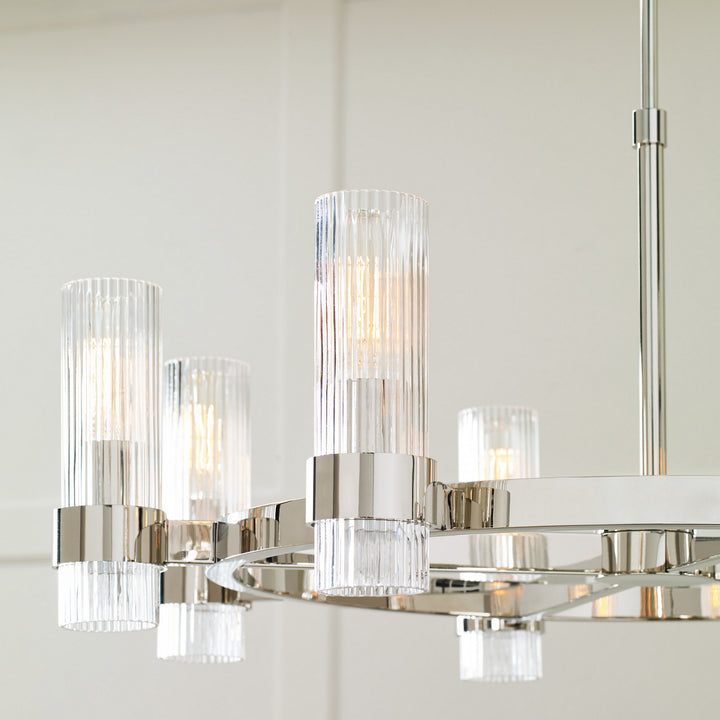 Visual Comfort Studio Eight Light Chandelier