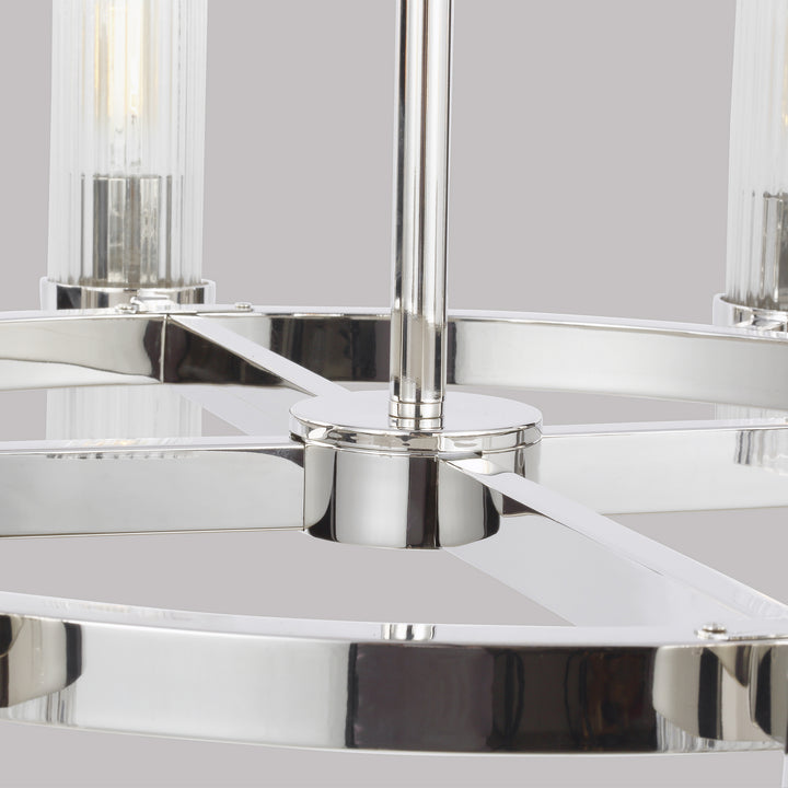 Visual Comfort Studio Eight Light Chandelier