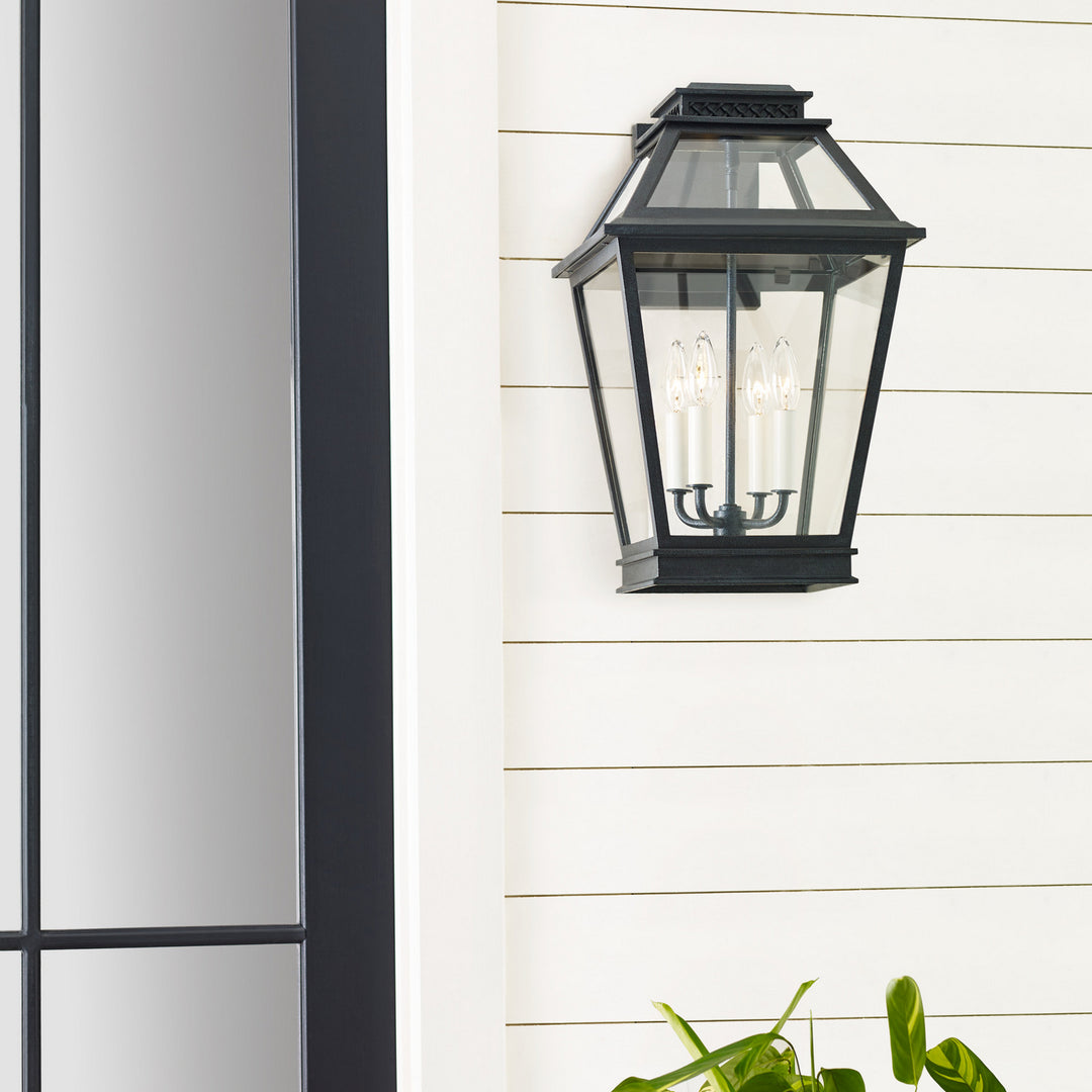 Visual Comfort Studio Four Light Outdoor Wall Lantern