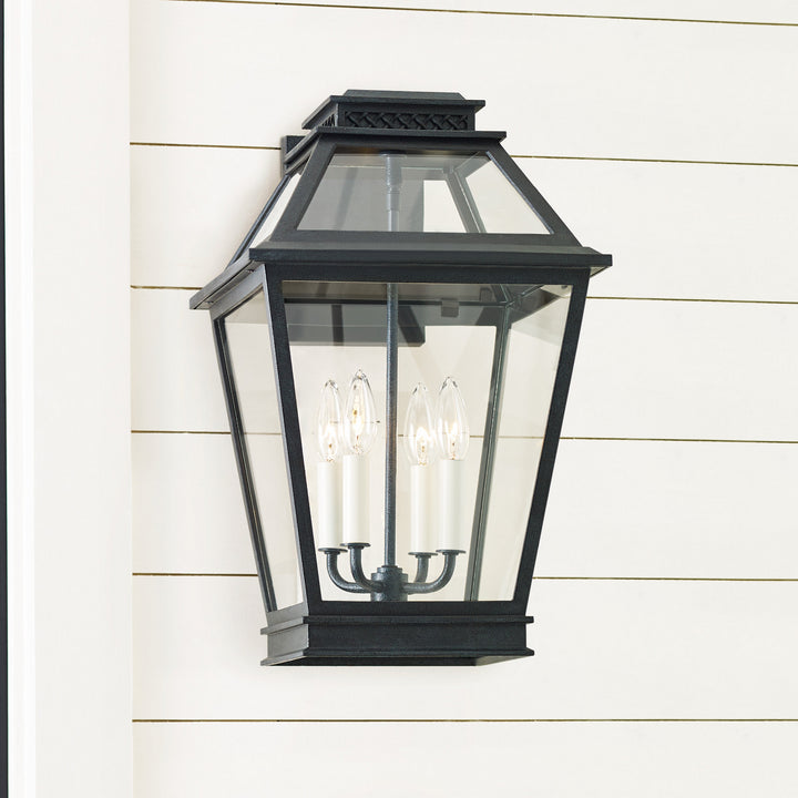 Visual Comfort Studio Four Light Outdoor Wall Lantern