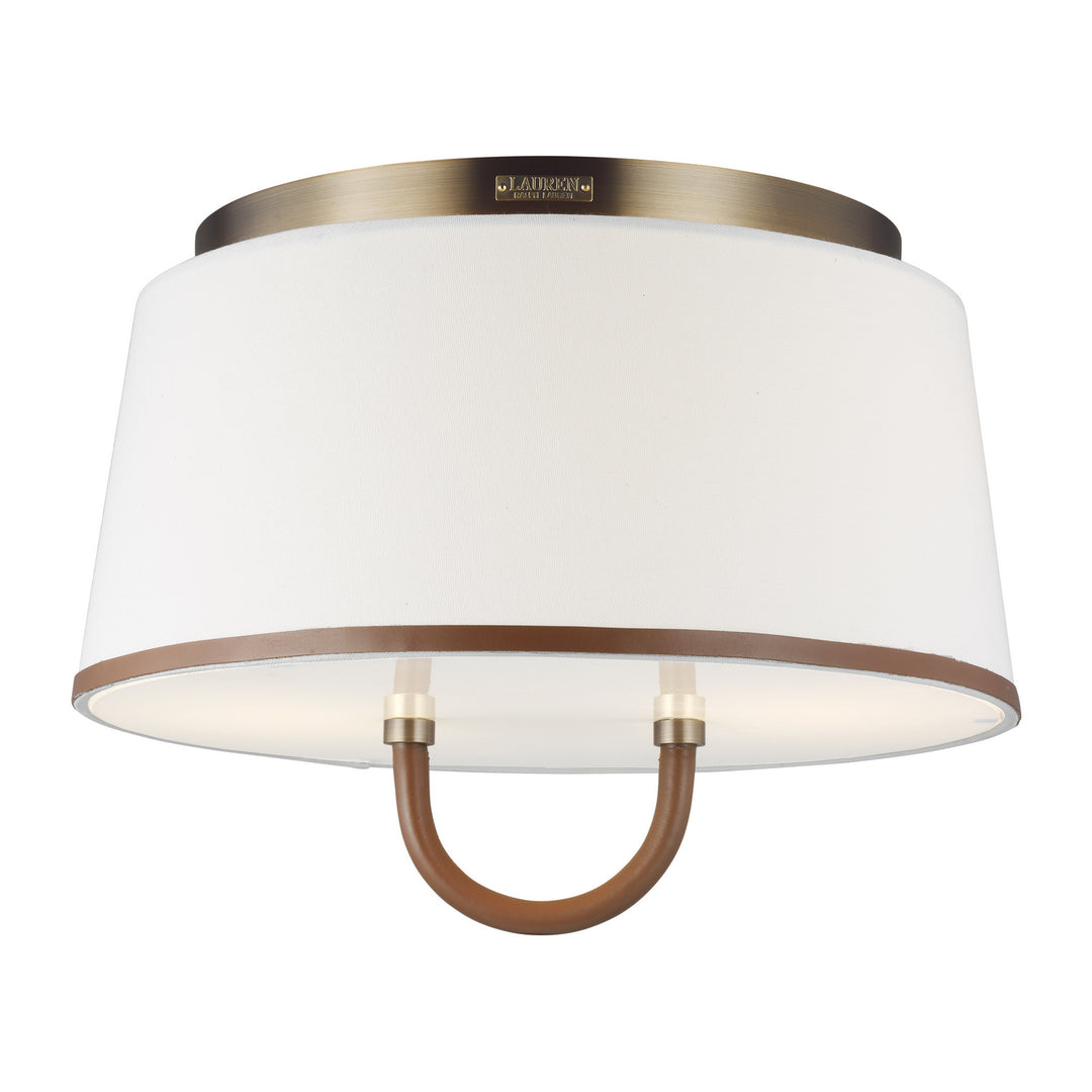 Visual Comfort Studio Two Light Flush Mount