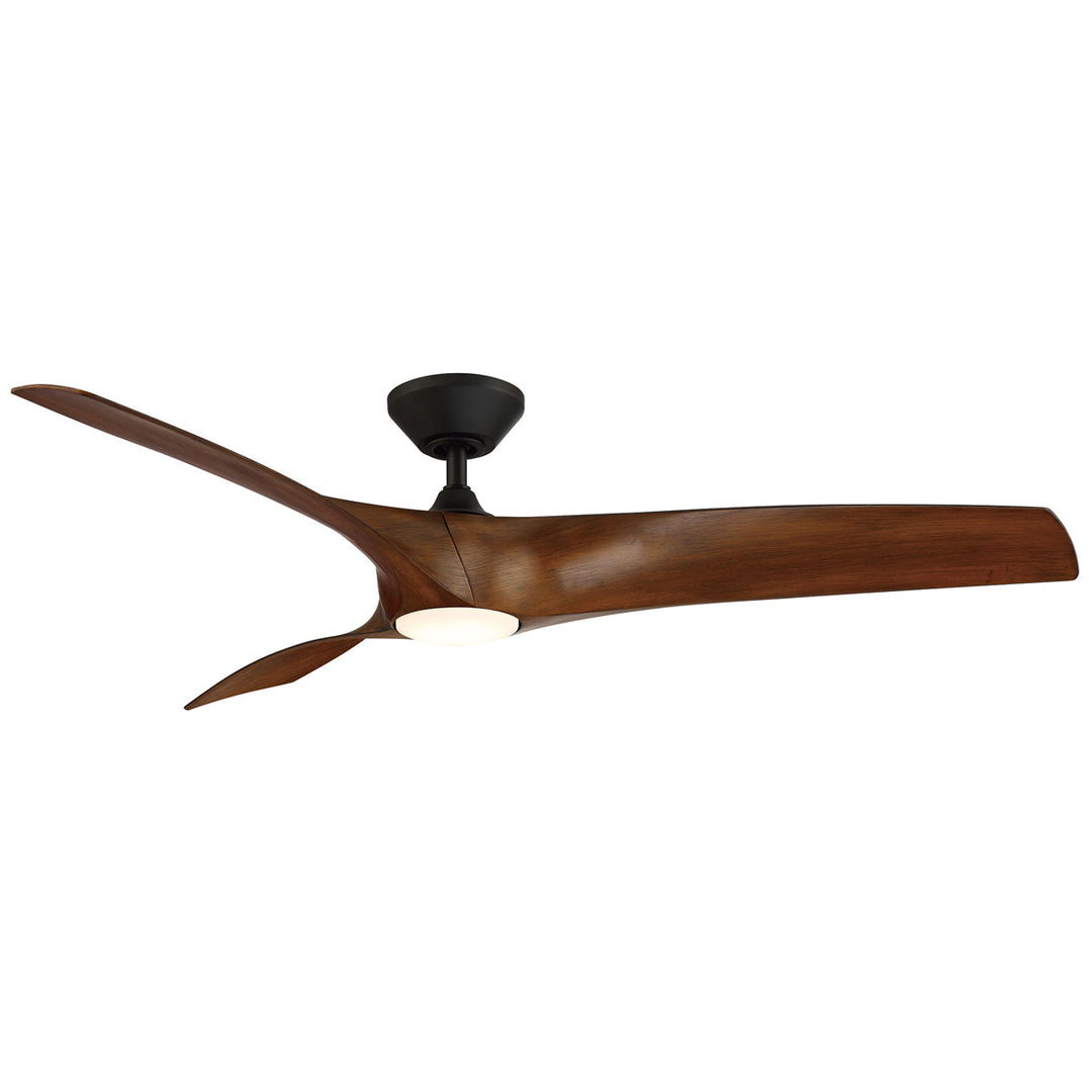 Modern Forms Fans Zephyr 62" Smart Outdoor DC Ceiling Fan with 19.5W LED Dimmable Light and Remote Control