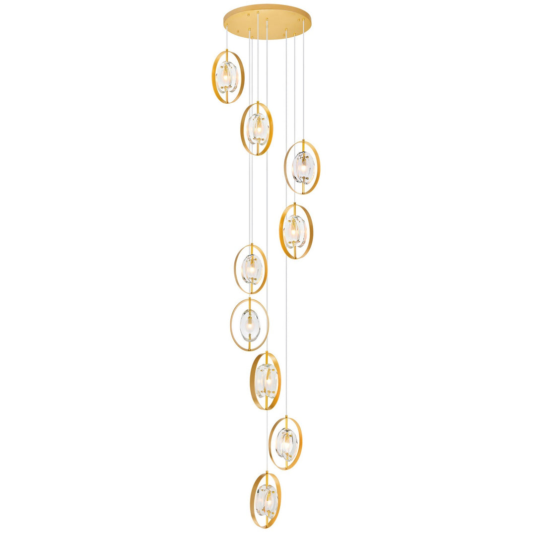 CWI LightingIrisNine Light Pendant
