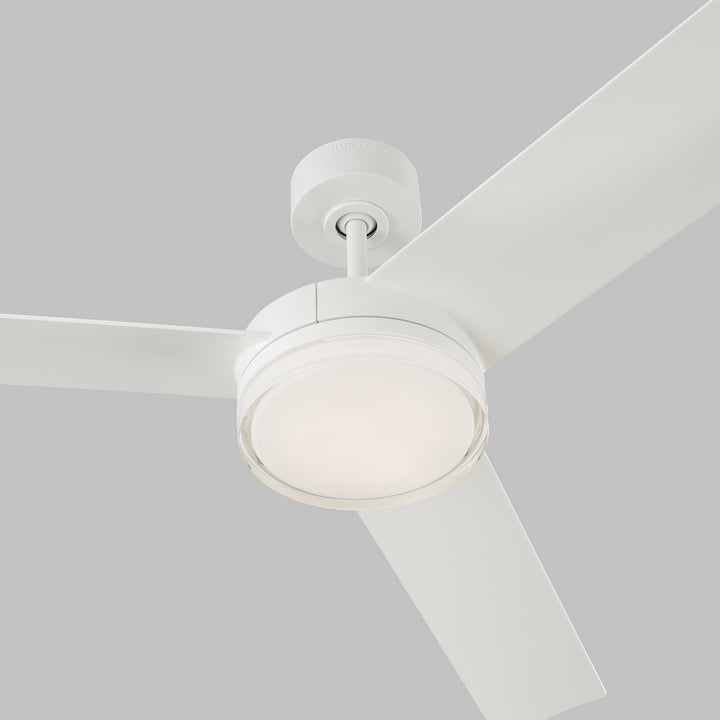 Visual Comfort Cirque 56" Indoor/Outdoor DC Ceiling Fan with 20W LED and Remote