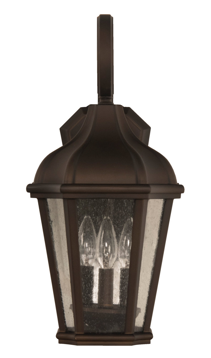 Briarwick Three Light Outdoor Wall Mount in Dark Coffee