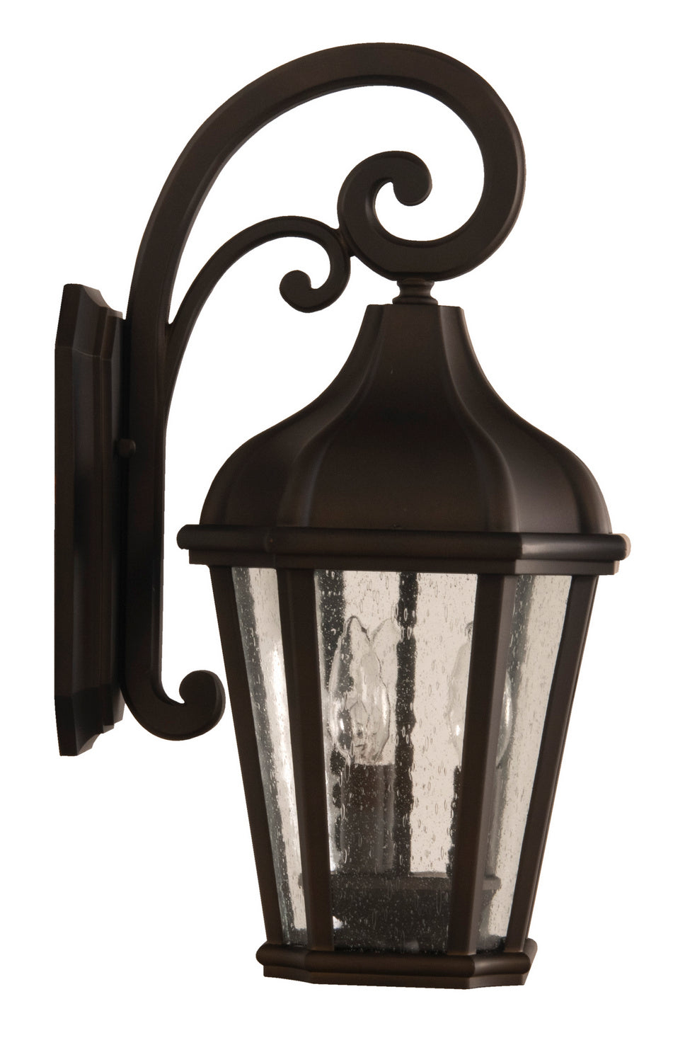 Briarwick Three Light Outdoor Wall Mount in Dark Coffee