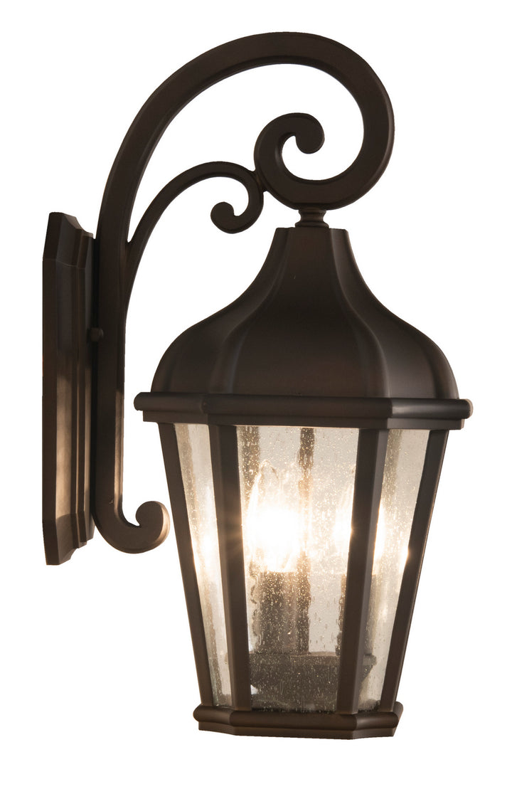 Briarwick Three Light Outdoor Wall Mount in Dark Coffee