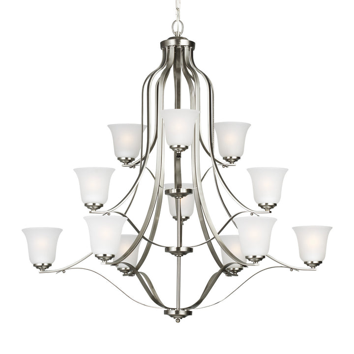 Generation Lighting. 12 Light Chandelier