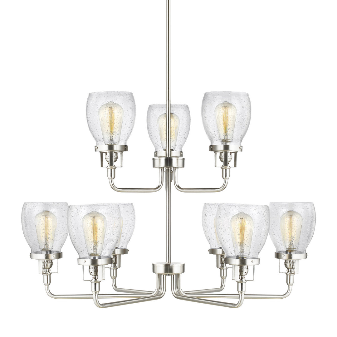 Generation Lighting. Nine Light Chandelier