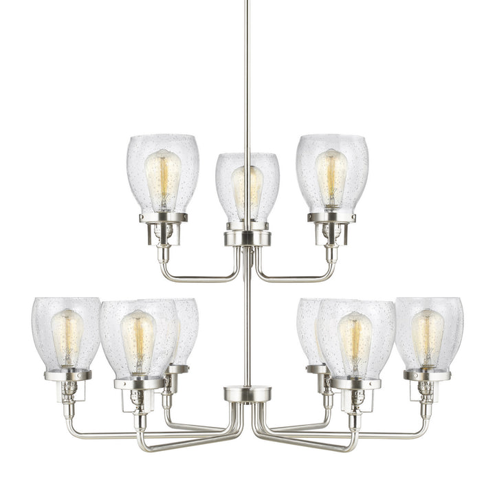 Generation Lighting. Nine Light Chandelier