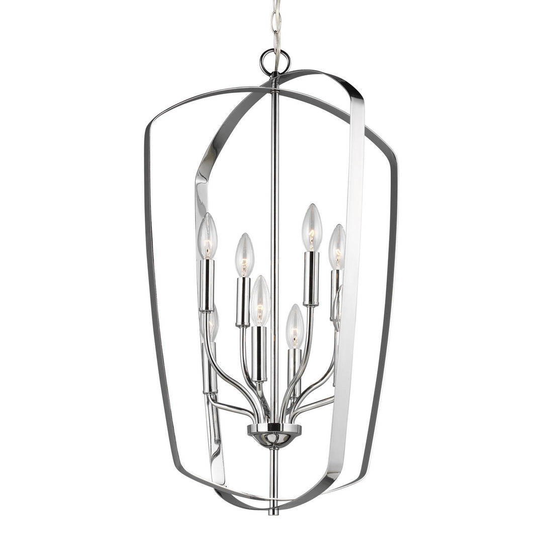 Generation Lighting. Eight Light Hall / Foyer Pendant