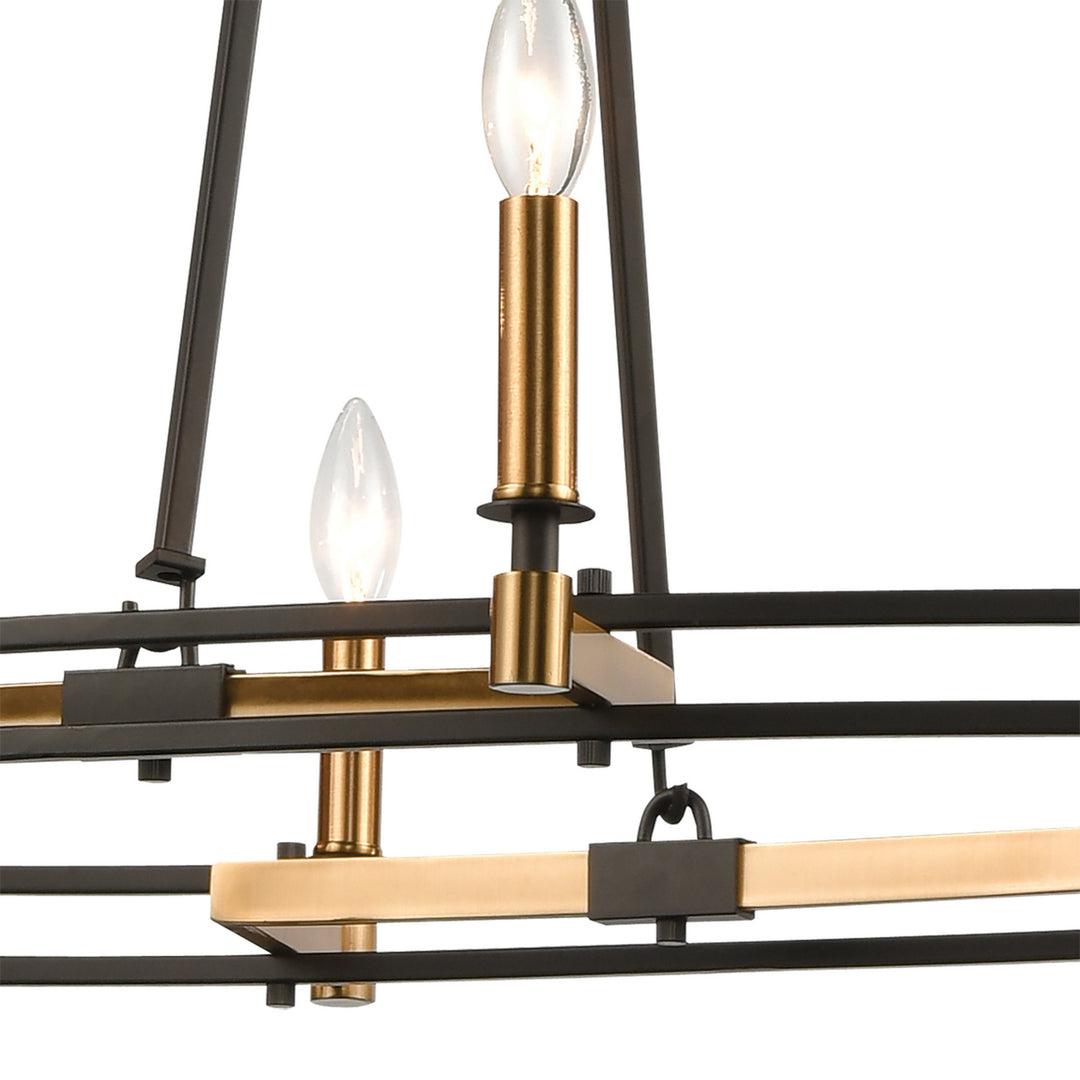 ELK Home Eight Light Linear Chandelier