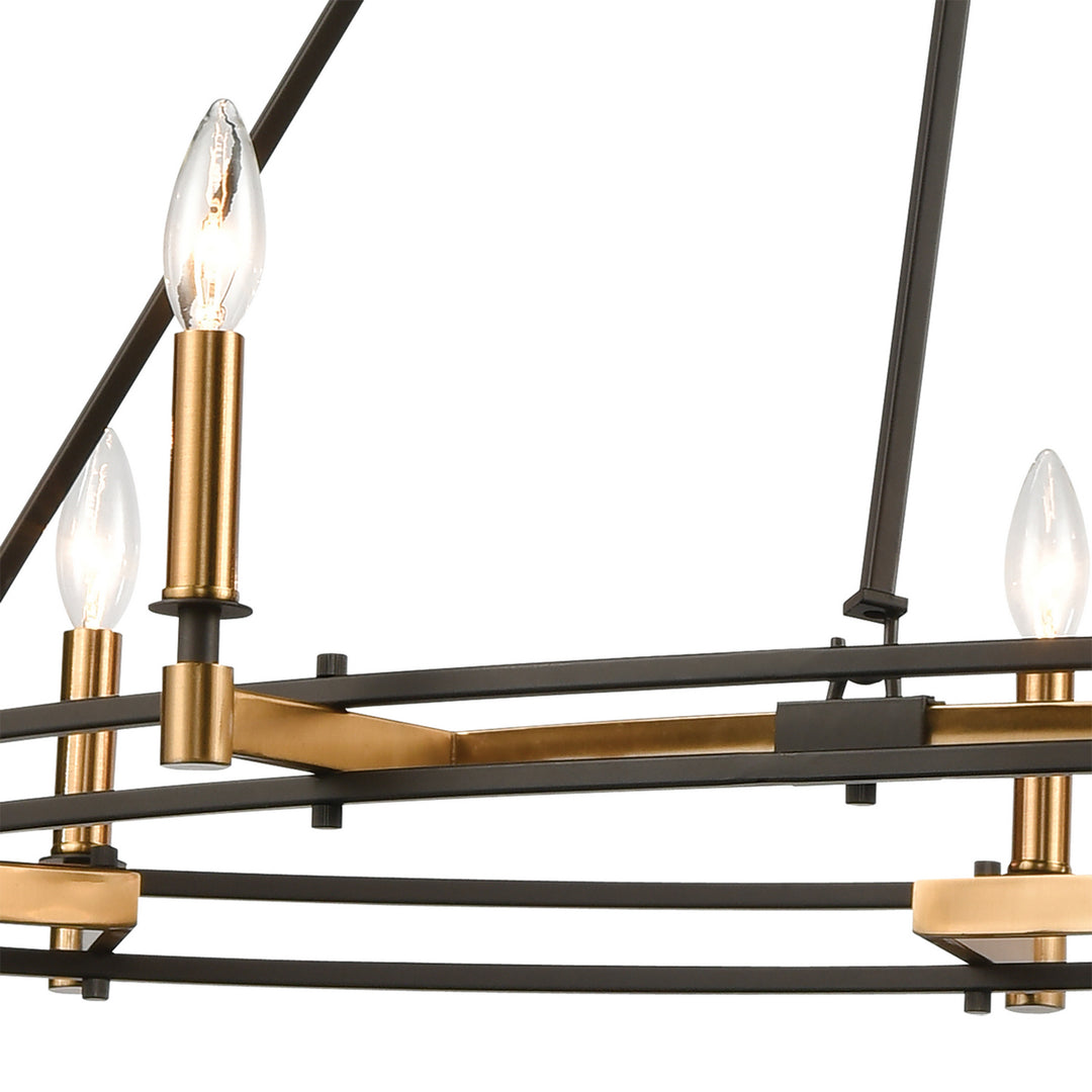 ELK Home Eight Light Linear Chandelier