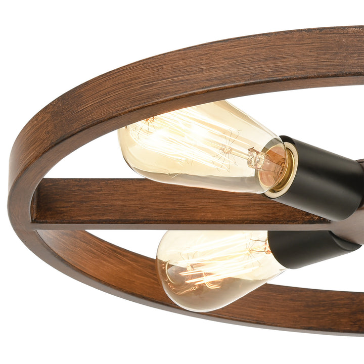 ELK Home Four Light Semi Flush Mount