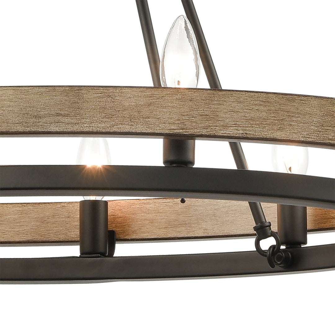 ELK Home Eight Light Linear Chandelier