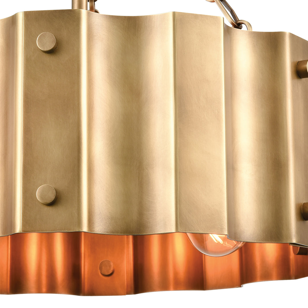 ELK Home Three Light Semi Flush Mount