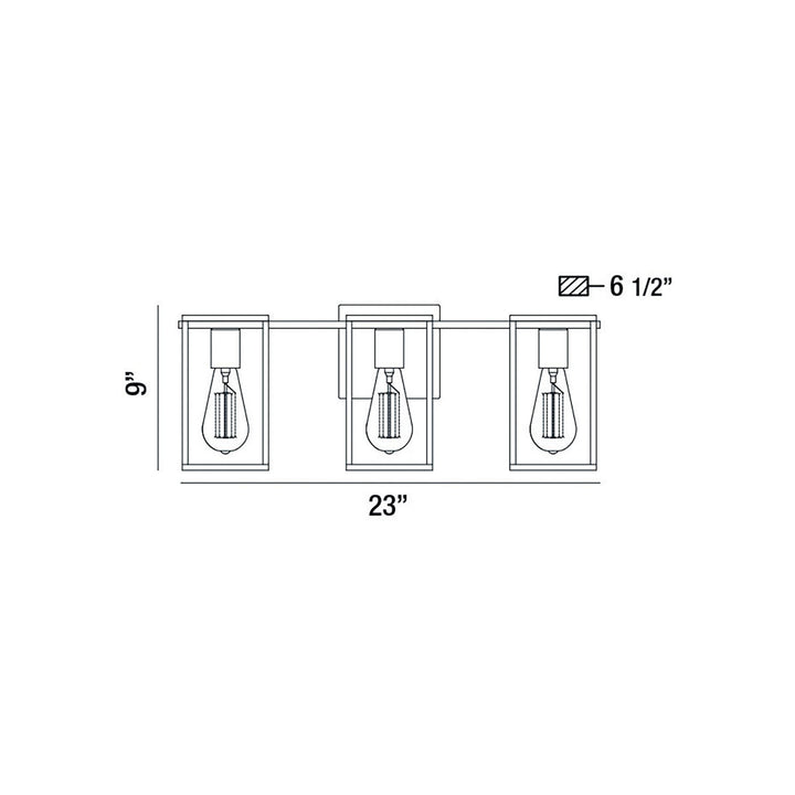 Eurofase Three Light Bathbar