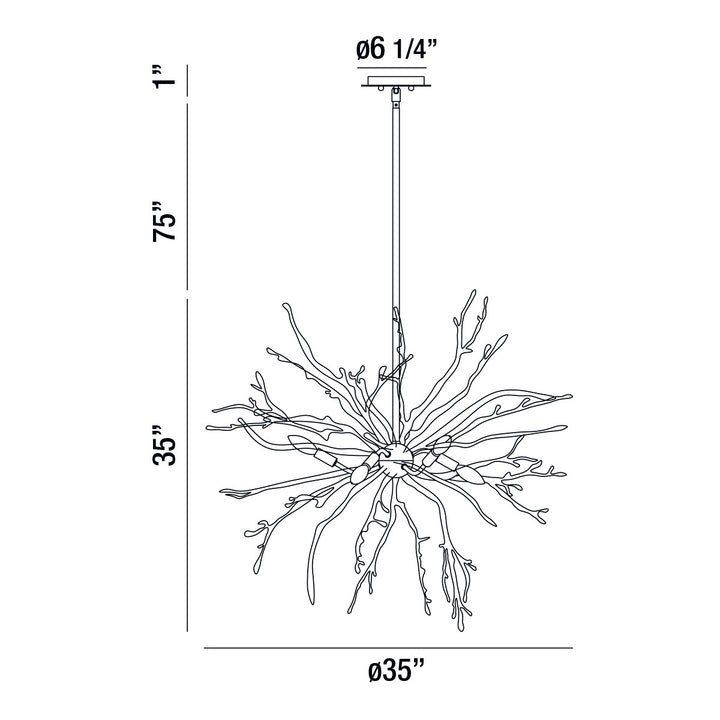 Eurofase Six Light Chandelier