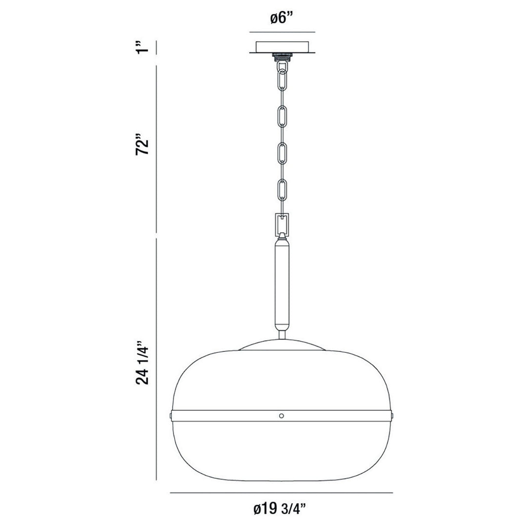 Eurofase Three Light Pendant