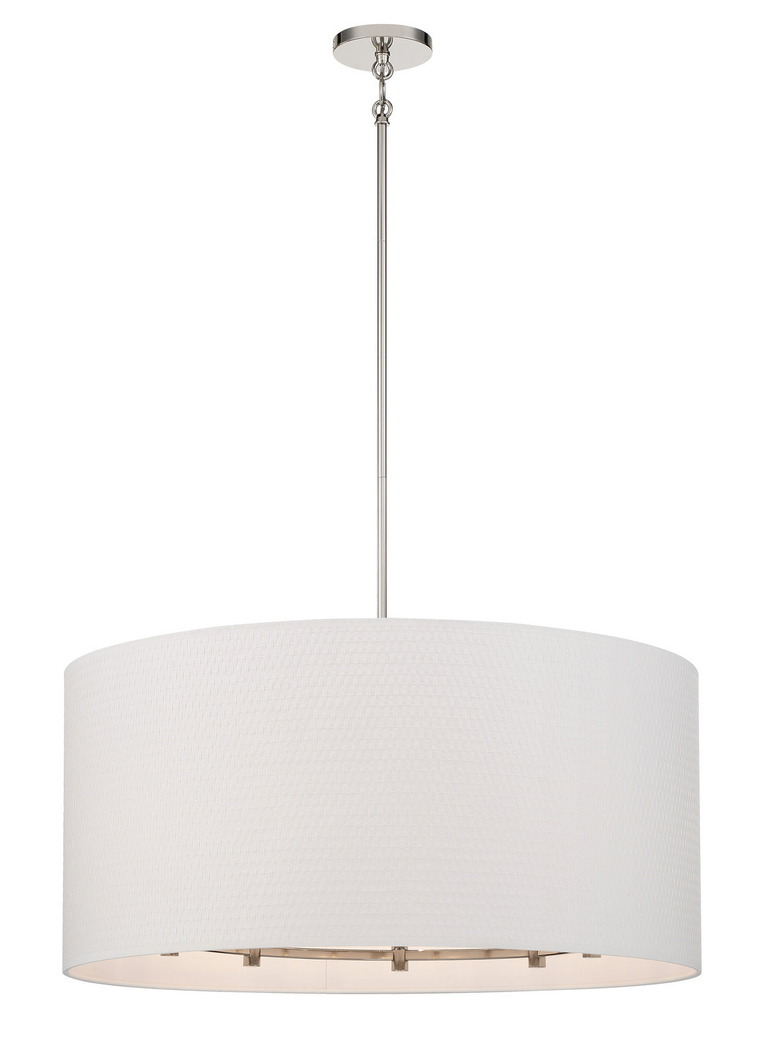 Minka Lavery Palmetto Eight Light Pendant in Polished Nickel