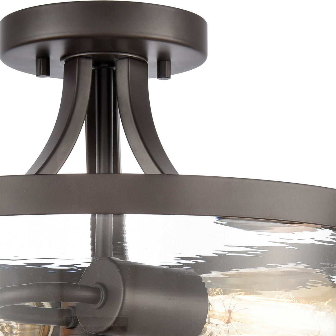 ELK Home Two Light Semi Flush Mount