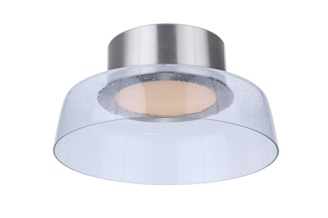 Centric LED Flushmount in Brushed Polished Nickel