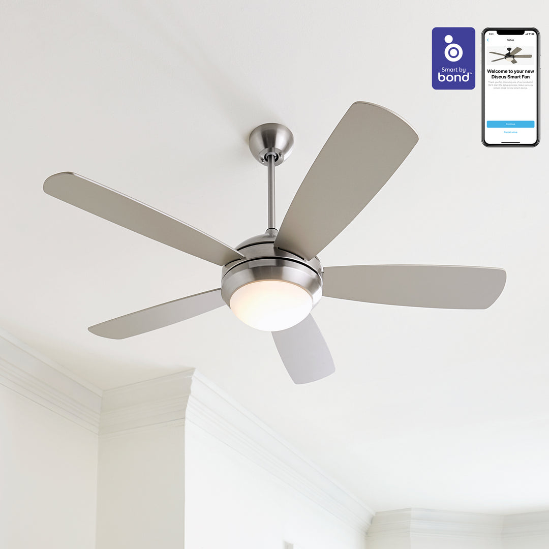 Generation Lighting 52'' Discus Smart DC Ceiling Fan with 20W LED and Remote