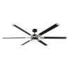 Visual Comfort Fan Loft | Outdoor Ceiling Fan with 20W Array & Handheld Remote, 6-speed, Reverse and Dimmer