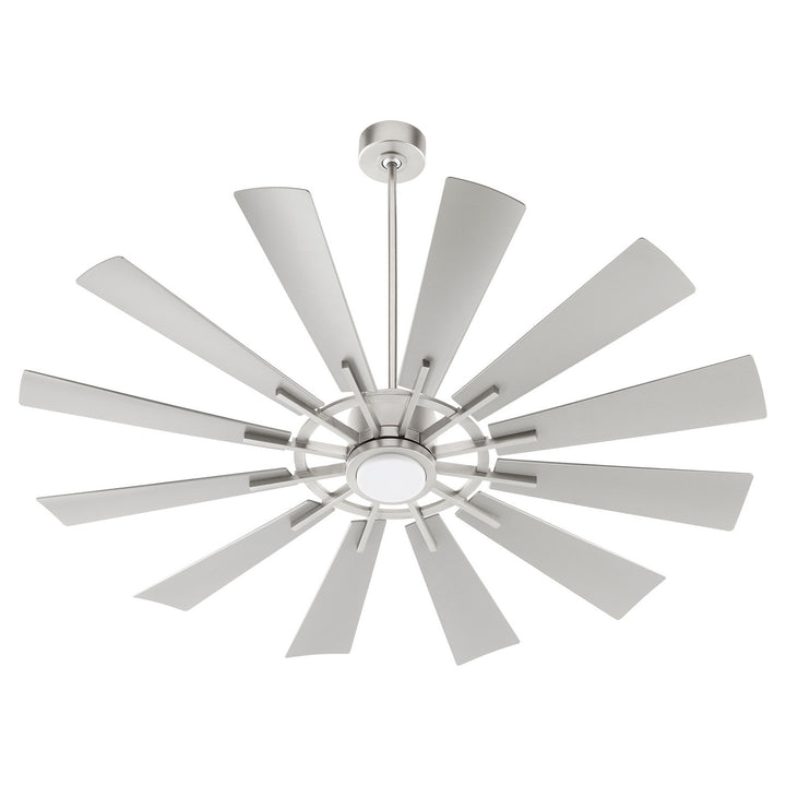 Quorum Cirque Indoor/Outdoor DC 18W LED Patio Fan with Wall Control