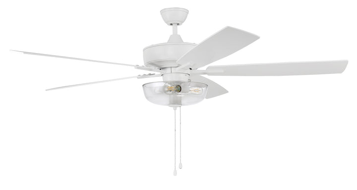 Super Pro 101 60" Ceiling Fan in White
