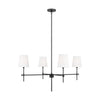 Visual Comfort Studio Baker | Mid. Chandeliers at 60W & 3.5W