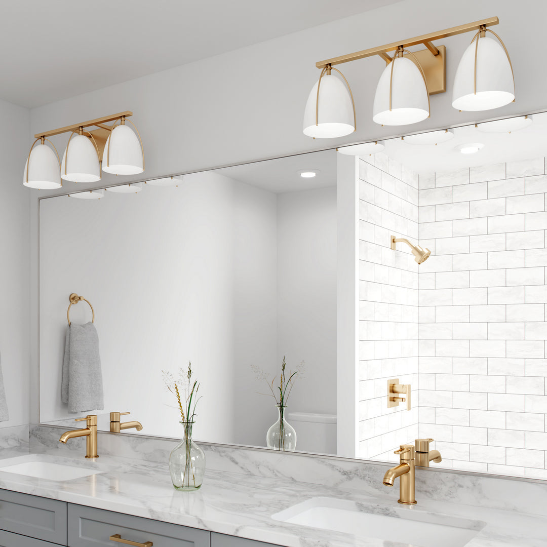 Visual Comfort Studio Three Light Wall / Bath