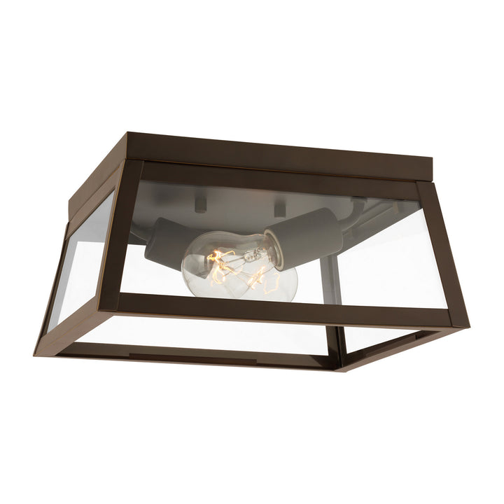 Visual Comfort Studio Two Light Outdoor Flush Mount